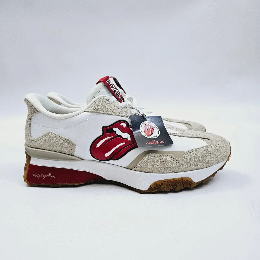 NEW Skechers Rolling Stones‎ Sneakers Mens 10.5 Mark Nason Licks Rock Band